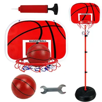 

1Set 2.1M Basketball Rack Set Adjustable Lifting Shot Kids Sport Basketball Frame Stand Racks For Outdoor Training Sports Toy