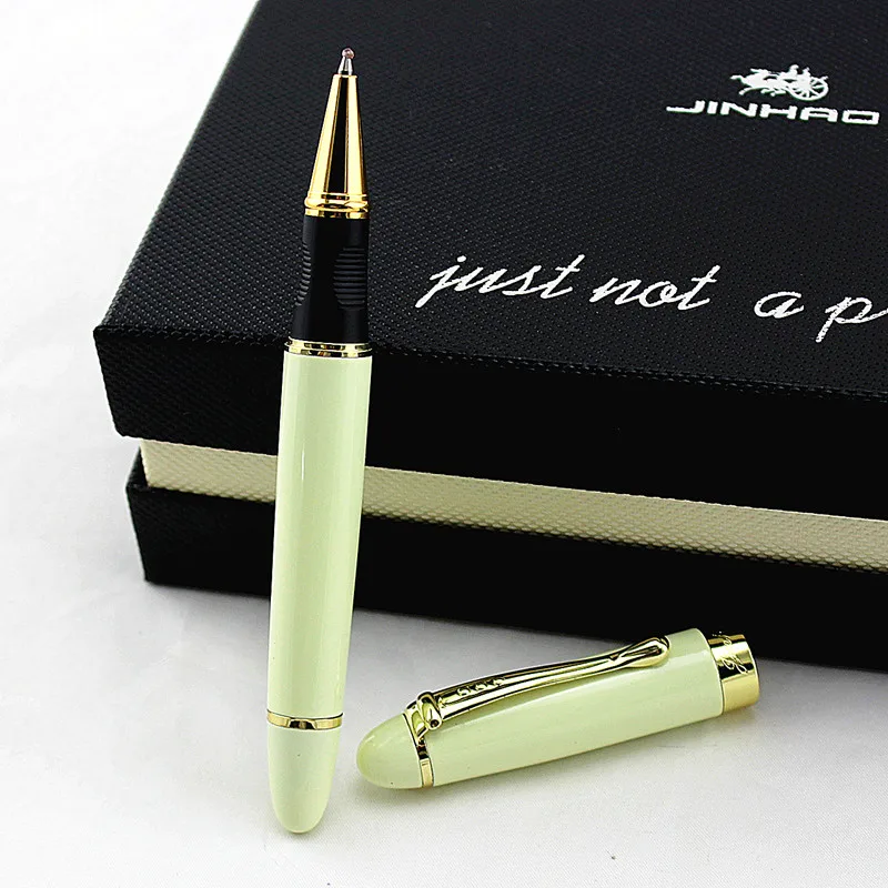 JINHAO X450 металлическая шариковая ручка, роскошная Шариковая ручка для бизнес-подарков, канцелярские принадлежности для офиса, школы, материал, канцелярские принадлежности