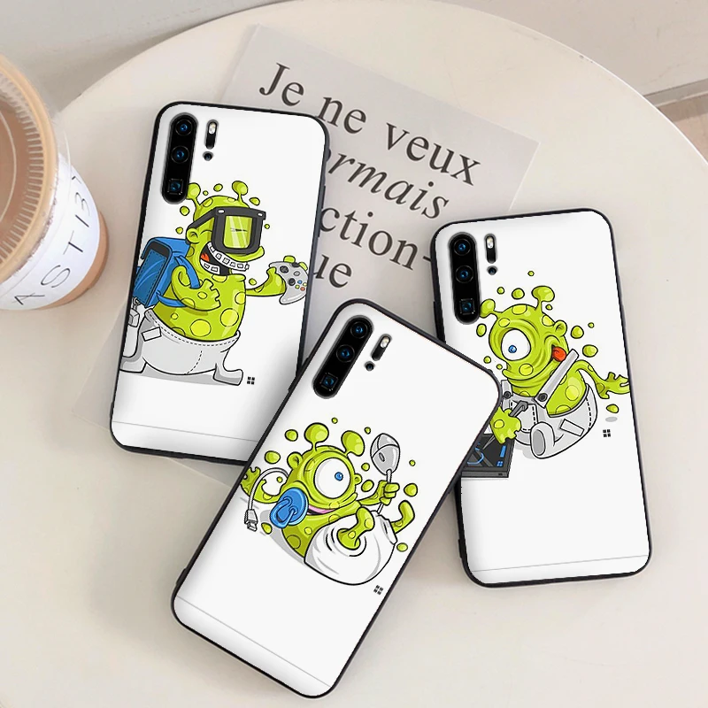 Милый чехол для huawei P8 P9 Mini P10 P20 2019 P30 LITE P Smart Z 2018 Pro Coque Fund | Мобильные телефоны и