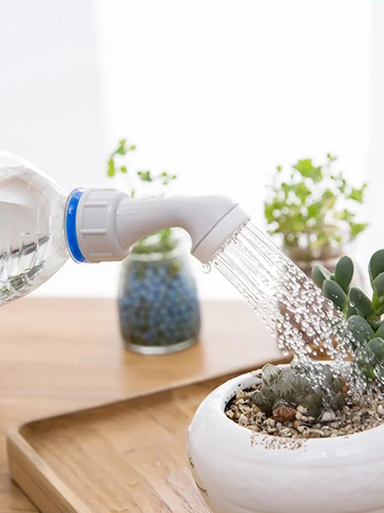 2 pcs/set Garden Spray Waterer Sprinkler Portable Plant Garden Watering Nozzle Tool Glass&Bottle Watering Nozzle