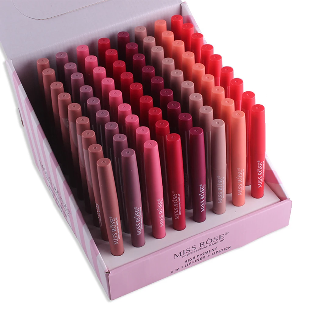1pc Dual Head Lipstick Lip Liner For Casual Life Non-stick Cup Matte Moisturizing Double Head Waterproof Lasting Lip Liner 1pc Dual Head Lipstick Lip Liner For Casual Life Non-stick Cup Matte Moisturizing Double Head Waterproof Lasting Lip Liner