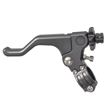 

Universal Titanium CNC Clutch Brake Lever Short Stunt Handlebar Lever For Harley Honda Suzuki Yamaha Cable Clutch Brake Bikes