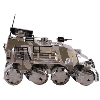 

Art Model 3D Metal Puzzle IRON PIONEER TANK Model kits DIY Laser Cut Assemble Jigsaw Toy Desktop decoration GIFT For Children
