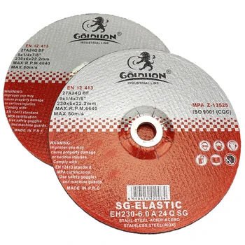 

9" 230mm Grinding Wheel Fiber Reinforced Resin Cutting Disc Grinding Wheel Blade Metal Saw Blade 2/3/5Pcs For Angle Grinder