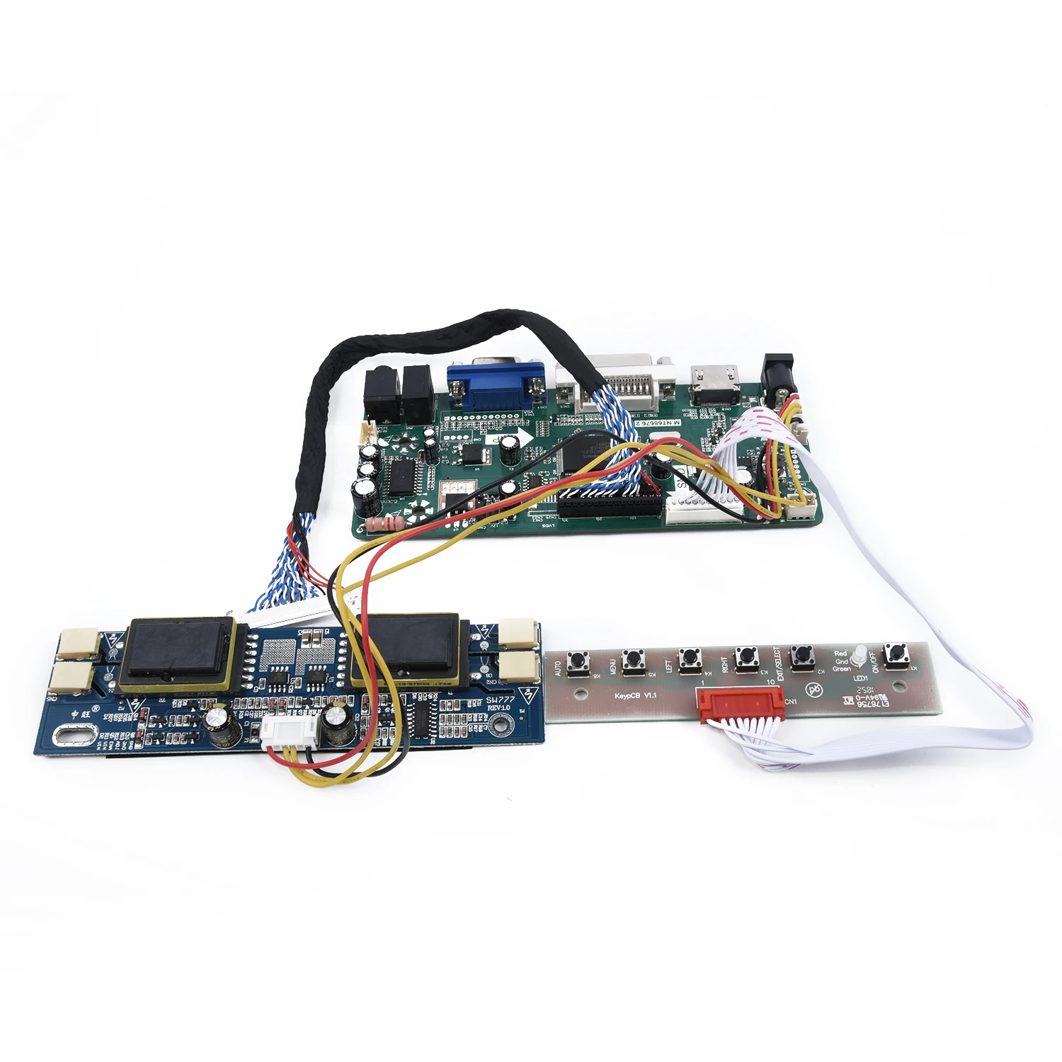 Plug&play Driver LCD Controller HDMI Board Kit for 17inch 19inch LCD M170E5-L09 HDMI+DVI+VGA 1280X1024 12V 3A