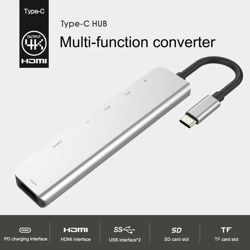 87 Вт USB C концентратор Thunderbolt 3 док-станция 4K HDMI type-C концентратор к HDMI USB 3,0 адаптер для MacBook Pro Аксессуары USB конвертер