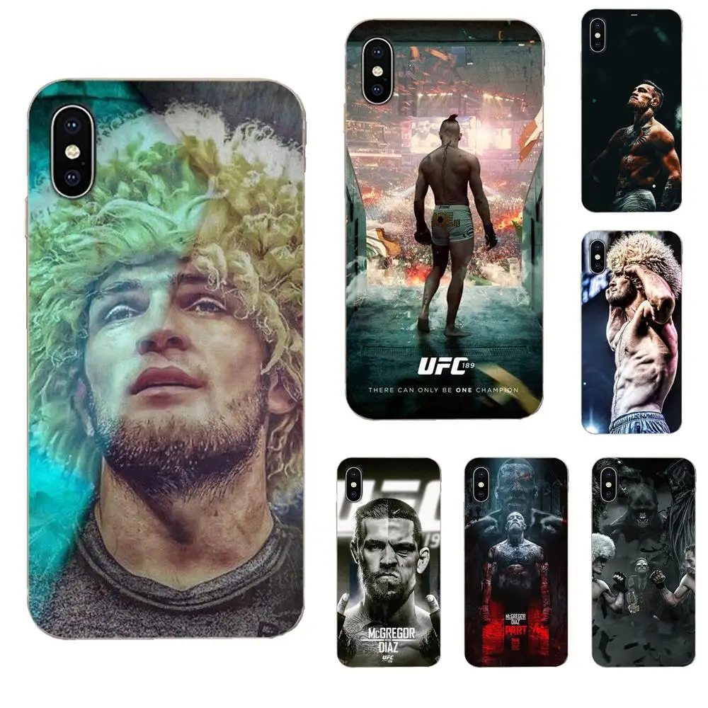 Мягкие чехлы Conor Mcgregor Nurmagomedov для Huawei Honor 4C 5A 5C 5X 6 6A 6X 7 7A 7C 7X 8 8C 8S 9 10 10i 20 20i Lite Pro |