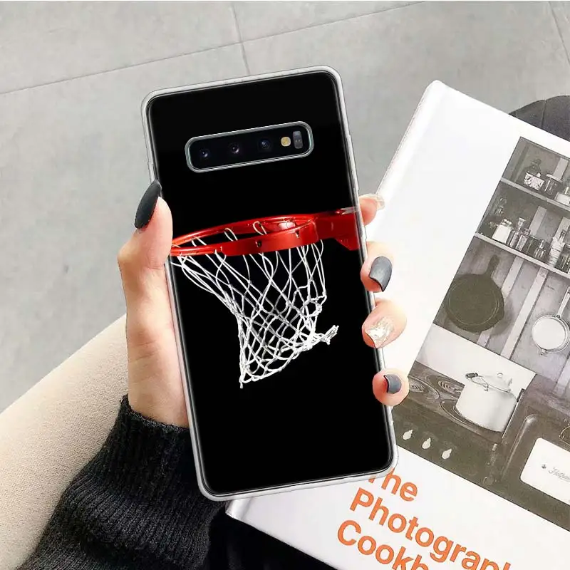 Черные мужские баскетбольные кроссовки чехол для samsung Galaxy Note 10 9 8 S10+ Lite S9 S8 J4 J6 J8 плюс S7 S6 край мягкий чехол для телефона