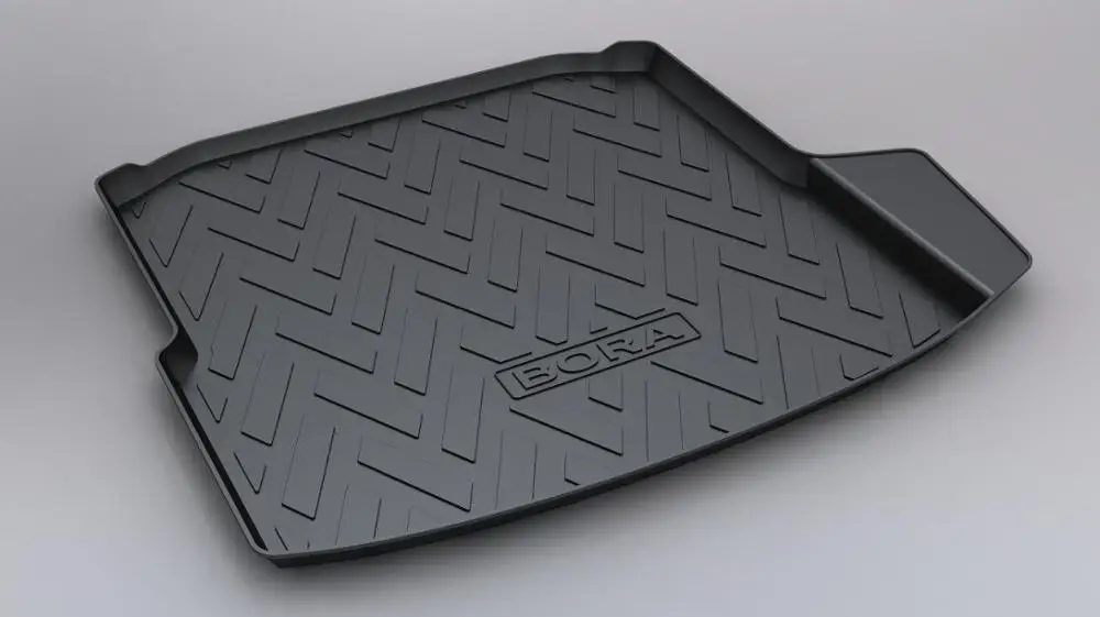 

SJ ALL Weather TPO Car Trunk Mats Tail Boot Cargo Liner Cover Rear Cargo Tray Luggage Pad For Volkswagen VW BORA 2019