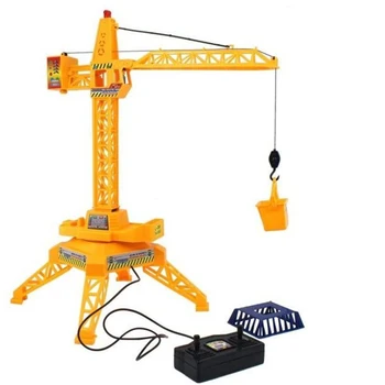 

360 Degree Rotating Puzzle Children's Toys Remote Control Tower Crane Electric Lifting Crane Parent-child Interactive Toys