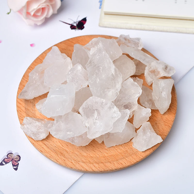 thumbnail image 1 of Piedra natural Cristal Cristales irregulares en bruto Curación Reiki Mineral de cuarzo Adornos de piedra energética Muestra de roca Regalo DIY, 1 of 5