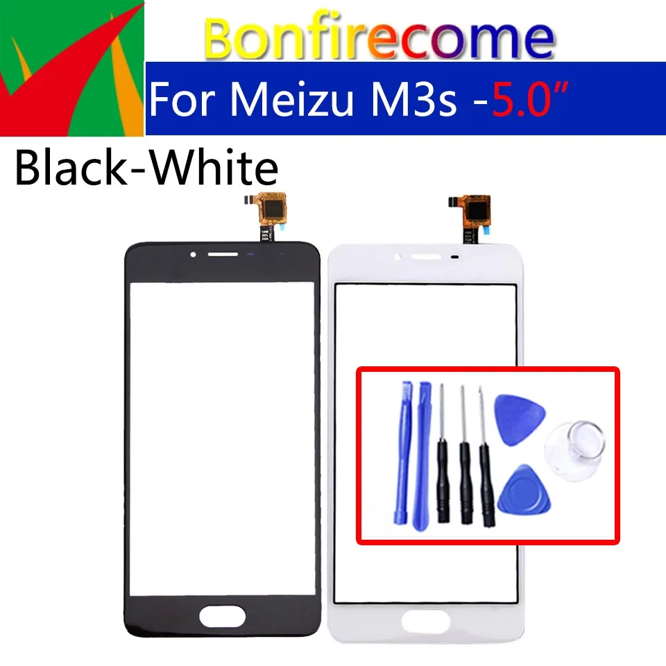 Стеклянная Сенсорная панель 5 0 дюйма для Meizu M3S / Meilan 3S сенсорный экран дигитайзер