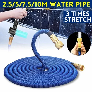 

25FT-100FT Garden Hose Water Expandable Watering Hose High Pressure Car Wash Expandable Garden Magic Hose Pipe