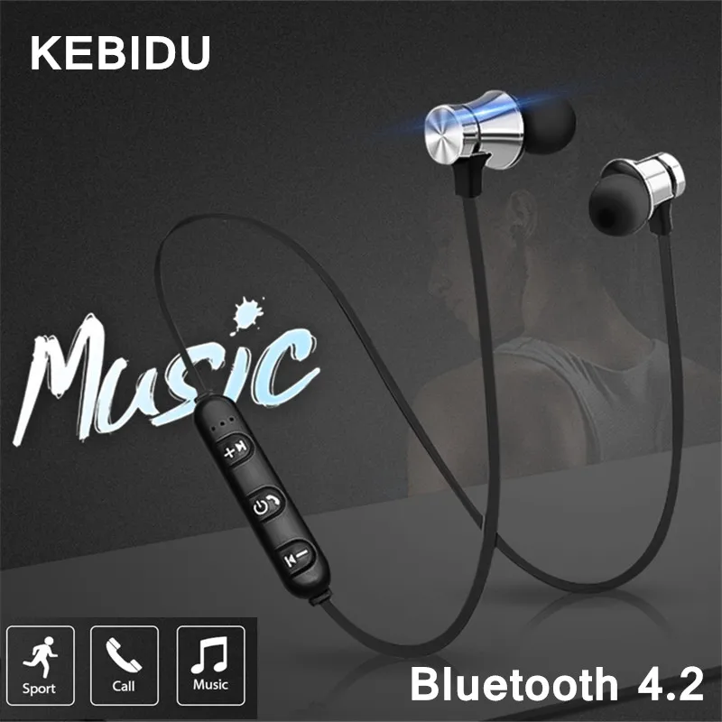 Магнитные беспроводные наушники Bluetooth 4 2 гарнитура для режима свободные руки