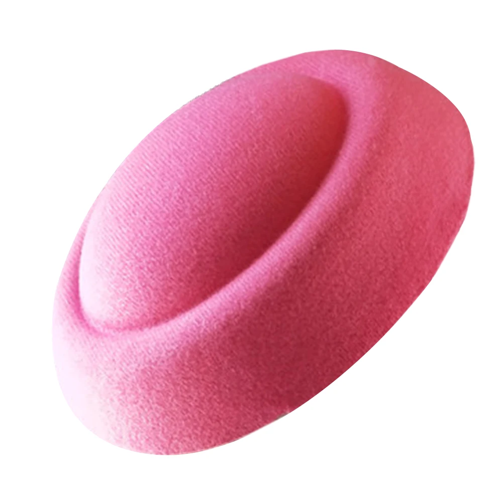 Retro Mini Felt DIY Craft Women Hair Accessories Hostess Fascinator Hairclip Pillbox Hat Beret Wedding Millinery Base | Аксессуары для