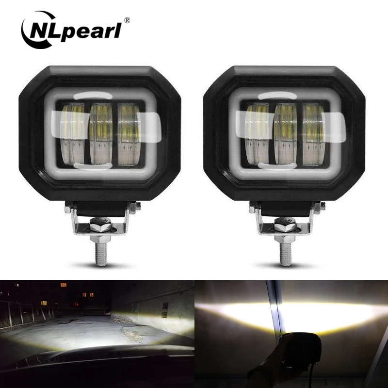 Nlpearl 6D 5 дюймов 30 Вт Светодиодный светильник бар/рабочий для 4x4 внедорожный