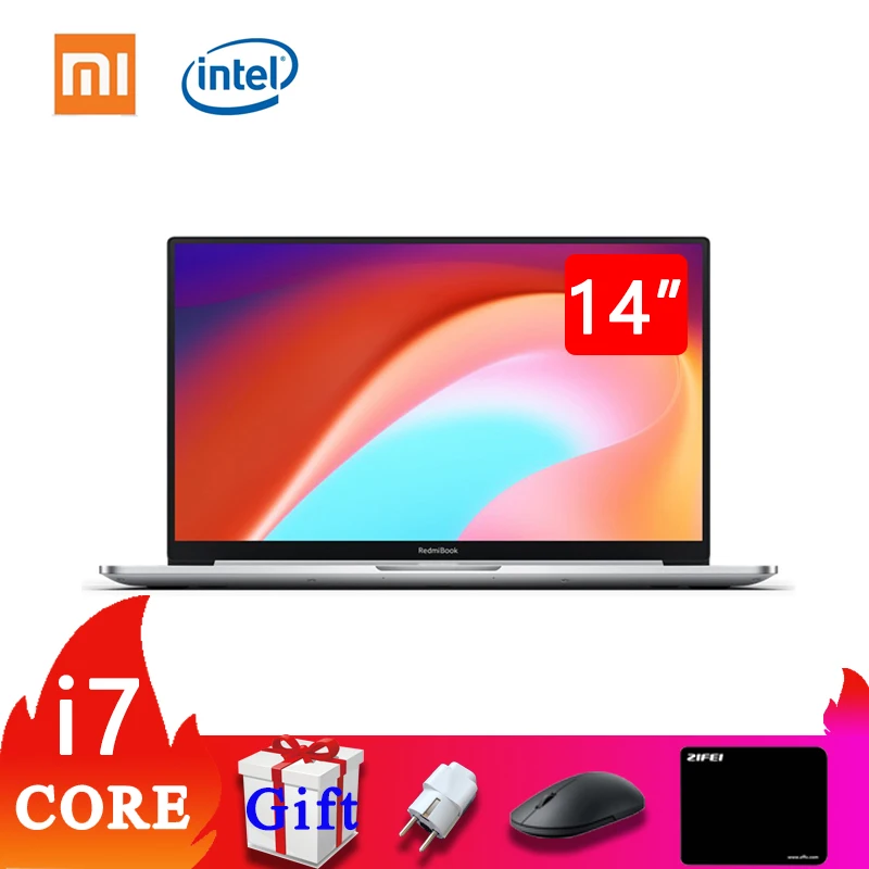 Ноутбук RedmiBook 14 II xiaomi процессор Intel core DDR4 3200 МГц ОЗУ MX350 графический экран дюймов FHD