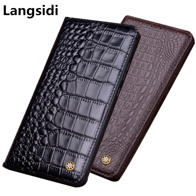

Bussiness Case Coque Genuine Leather Stand Flip Case For Redmi Note 6 Pro/Redmi Note 5 Pro Magnetic Holder Phone Case Funda Capa