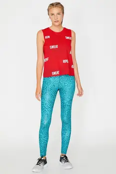 

Koton "Women Blue Printed Leggings 9KAK42824NK"