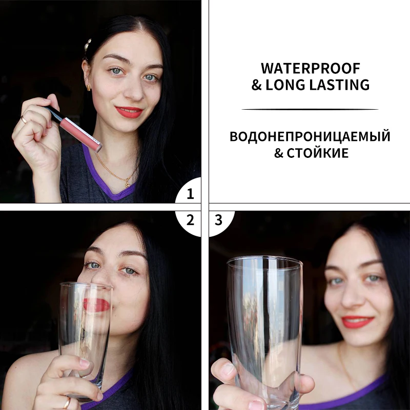 BANXEER Nude Lipstick Matte Waterproof Lipgloss Makeup Red Lip Tint 8 Colors Velvet Matte Long Lasting Nonstick Lip Gloss BANXEER Nude Lipstick Matte Waterproof Lipgloss Makeup Red Lip Tint 8 Colors Velvet Matte Long Lasting Nonstick Lip Gloss