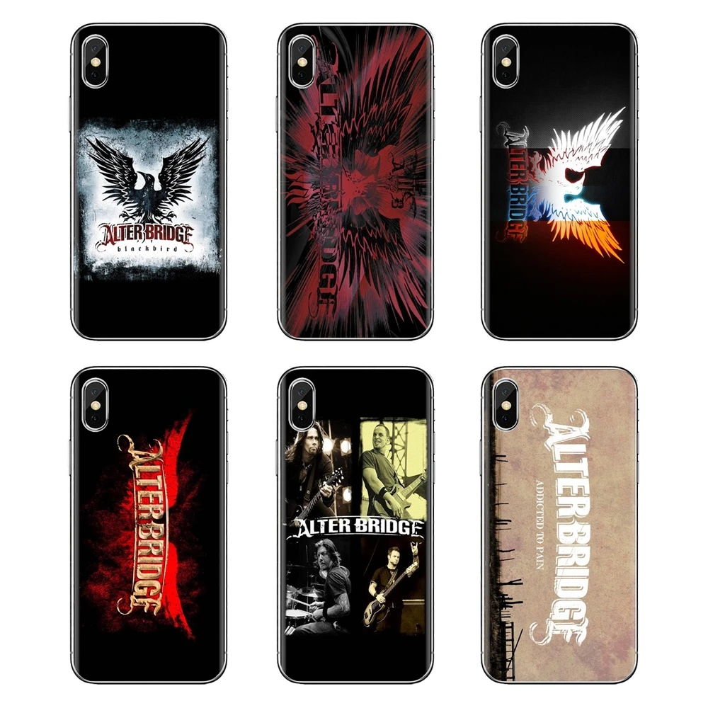 Футболка с Alter Bridge ворона рок тяжелые логотип Чехол из термопластичного
