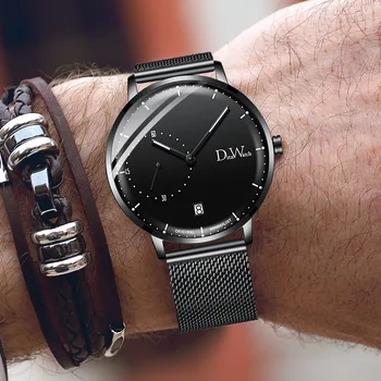 

DITA Men Watch 2.5D Hardlex Mirror Auto Date Waterproof Colorful Clock Thin Dial Automatic Mechanical Watches Zegarek Meski