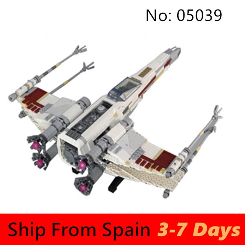 05039 строительные блоки Космическая Звезда смерти корабль совместимый 10240 Звездные войны пять X-wing Звездный боец набор игрушек для детей