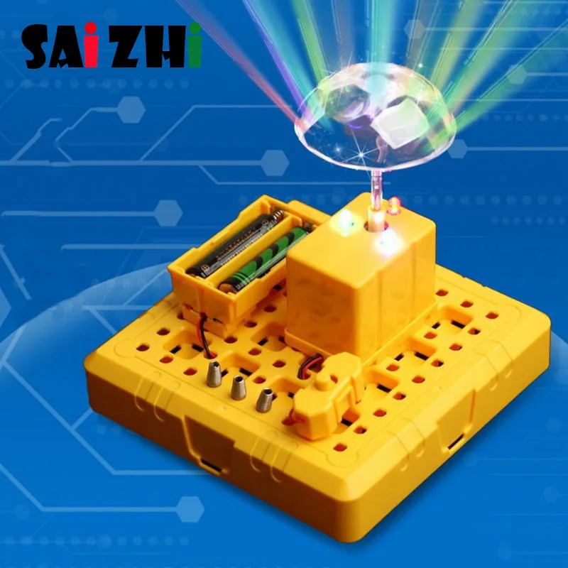 

Saizhi DIY Colorful Starlight Electronic Building Blocks Assembling Materials Package Scientific Invented Educational Toy SZ3319