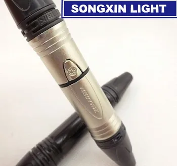 

2Pcs/lot NEUTR1K 1PCS NC3MXX & 1PCS NC3FXX Male and female A set 3 Pin XLR Connector with!