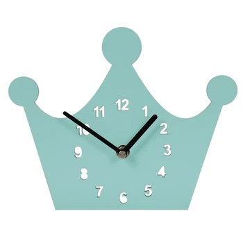 

Teenage Girl Decorating Clock Cute Wall Clock Mute Clock Home Decor Wall Decoration