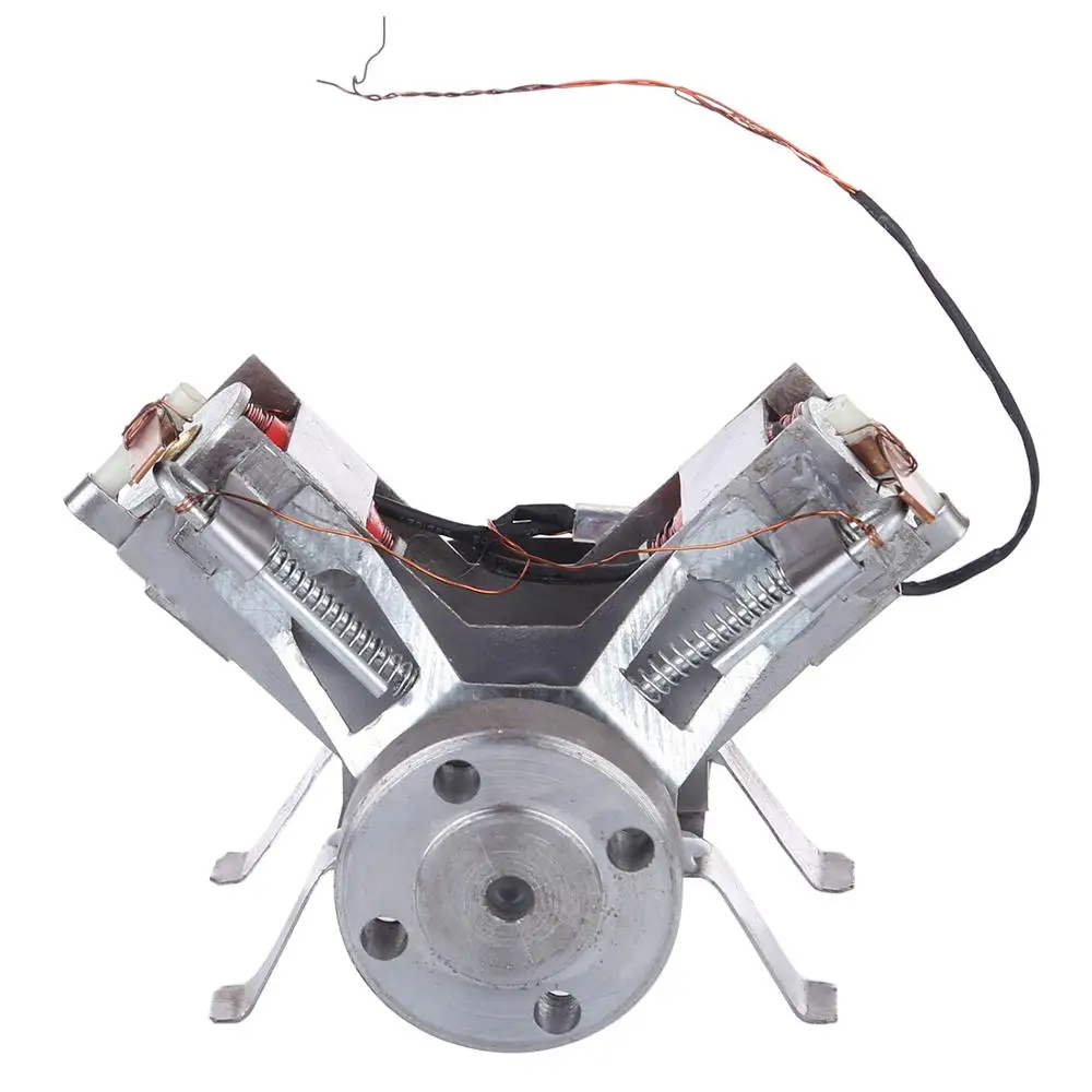 Electromagnetic Engine Model Scientific Experimental Toy Electric Magnetic Energy Conversion v2 Engine Model Toy 