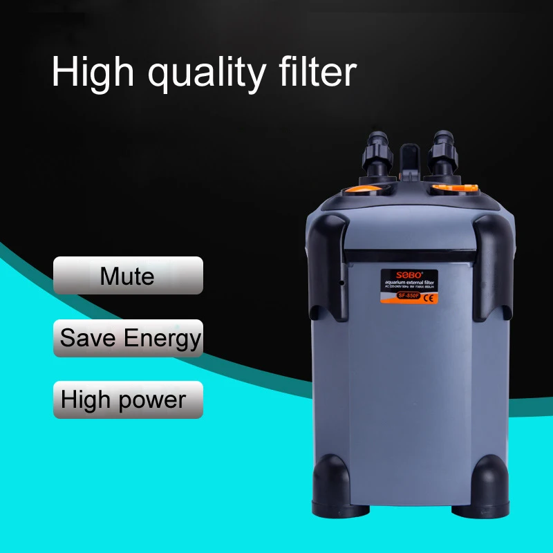 canister aquarium filter barrel three in one silent water purification