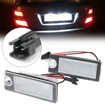 

2pcs For Volvo V70 2000 - 2007 S60 S80 XC70 XC90 2002 - 2019 Universal 12V LED Car Number License Tail Plate Lights Light Bulb