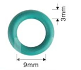 Orings топливной форсунки, 9x3 мм, 500 шт,, уплотнительные кольца для топливной форсунки, ремонтные комплекты