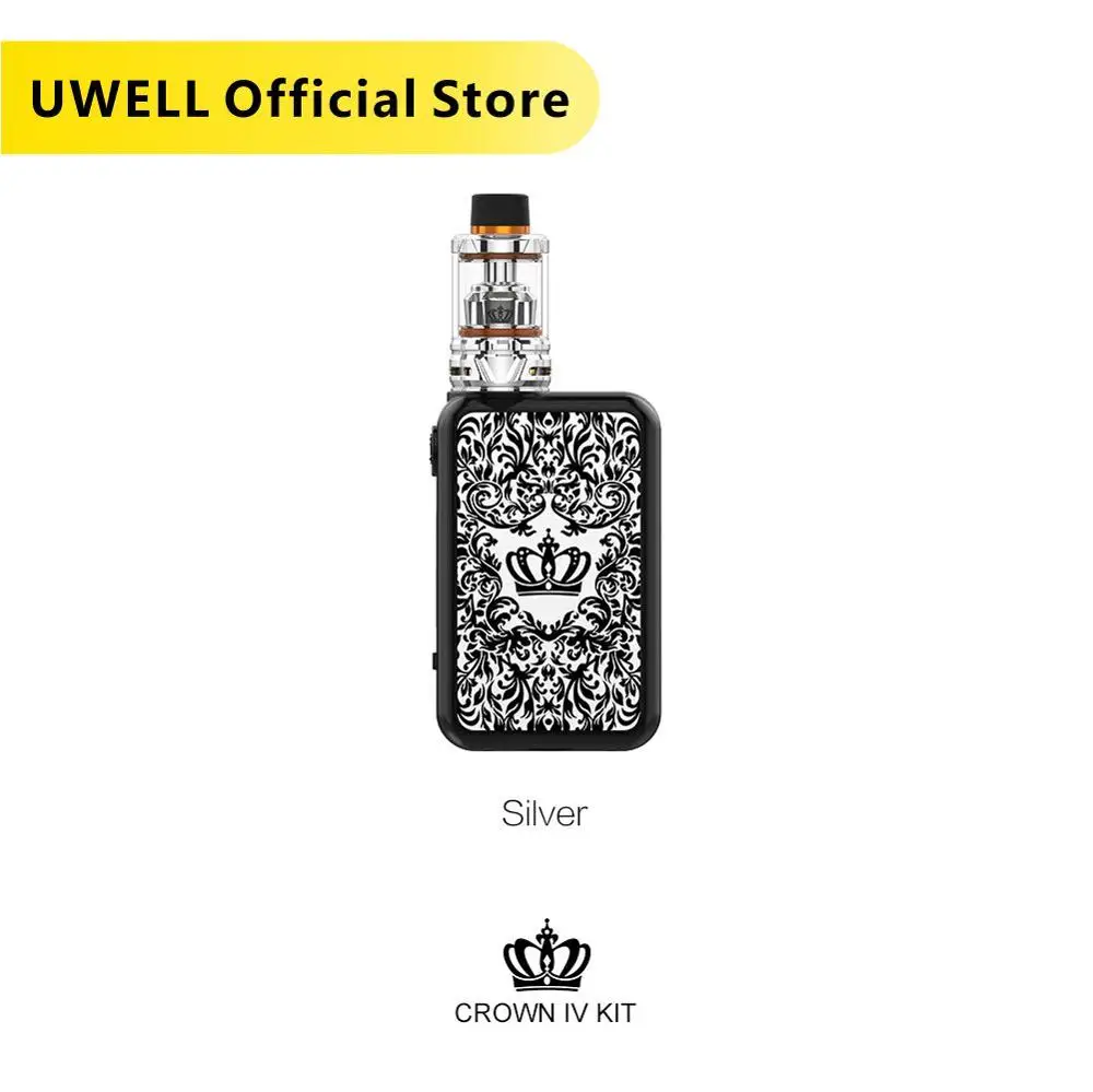 Набор для электронной сигареты UWELL Crown IV 4 с атомайзером 5 мл мощностью 5-200 Вт Box Mod |