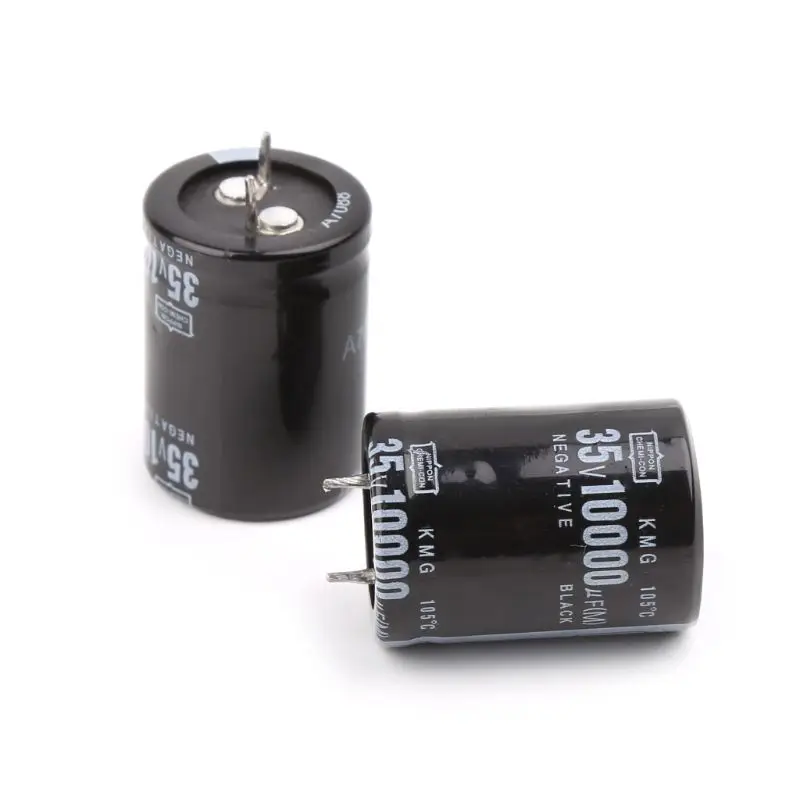 

2pcs 10000uF 35V Radial Aluminium Electrolytic Capacitors 25x40mm