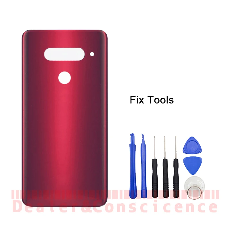 Стеклянный чехол для LG V40 ThinQ V405QA7 V405UA V405TAB V405UA0 1 шт. задняя крышка батарейного