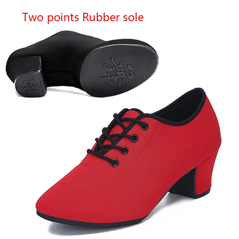 Женская обувь на высоком каблуке; zapatillas de baile; профессиональная танцевальная обувь для латинских танцев; Бальные Танцевальные Туфли; туфли для вальса; женская обувь - Цвет: MDM rubber red 2
