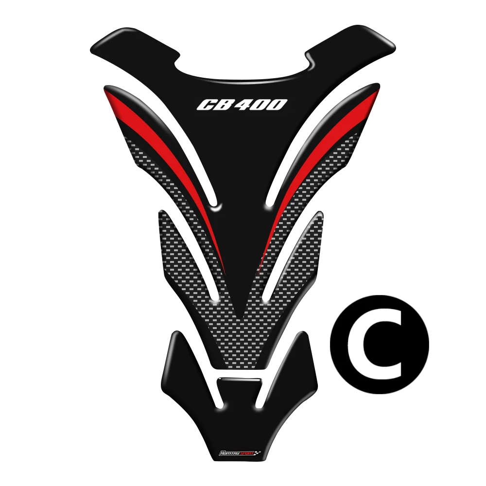 Наклейка на бак мотоцикла, накладка на протектор, наклейка s Чехол для Honda CB400 CB 400 Tankpad - Цвет: C