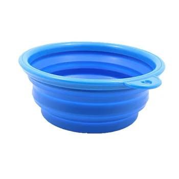 

New Lovoyager Foldable Dog Cat Pet Travel Food Feeding Bowl Water Dish Portable Silicone Bowl
