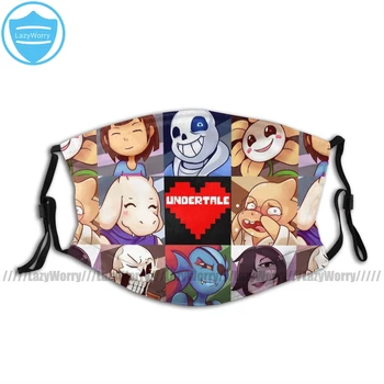 

Papyrus Mouth Face Mask Undertale Facial Mask Polyester Beautiful Adult with Filters Mask