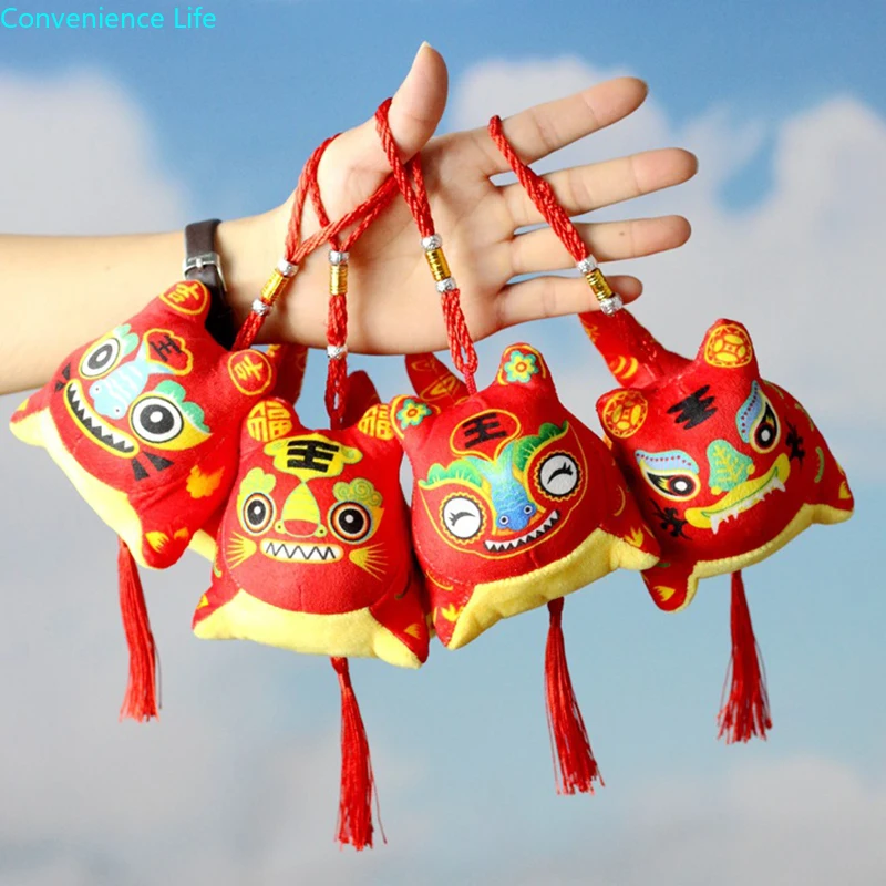 16 styles 2022 Year Of The Tiger Chinese New Year  Zodiac Plush Tiger Toys Pendant Random gifts for guests Tiger Mascot