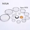 100Sets 16L-90L Flat Back Knitted Covered Round Buttons Scrapbooking Fabric Covered Buttons For DIY Earring/Hair AccessoriesPUTG 1