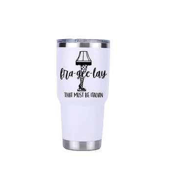 

Christmas 30oz Tumbler Travel Car Mug Double Wall Vacuum Flasks Insulated Stainless Steel Thermos Water Bottle Beer Coffee Cup
