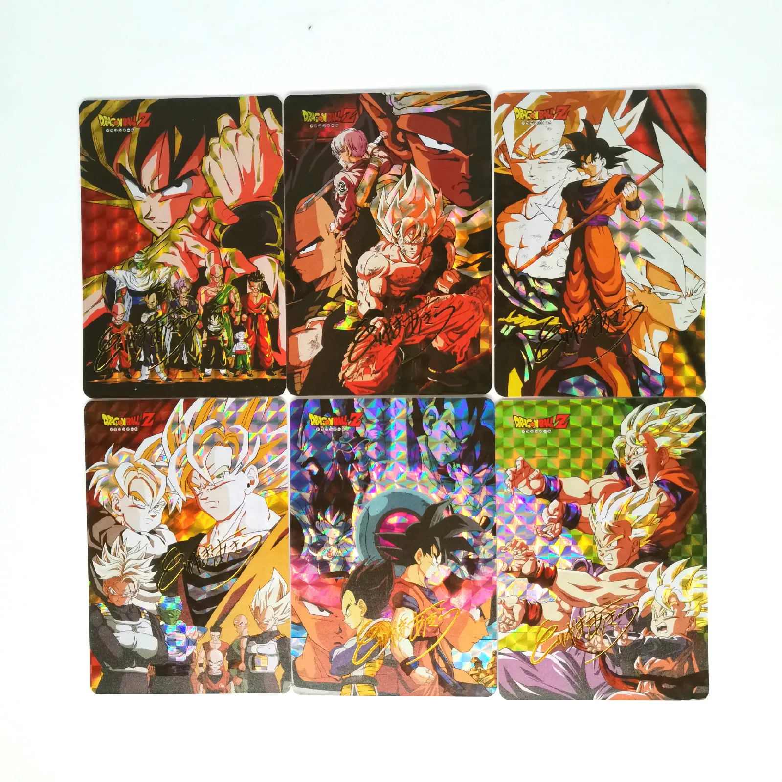 9 шт./компл. супер Dragon Ball Z Торияма Акира Подпись героев карточной ультра инстинкт
