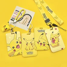 

Pokemon Card Package Student Campus Meal Card Pokemon Doll Anime Keychain Anime Badge Bus Subway Card Pokémon Protective Cover