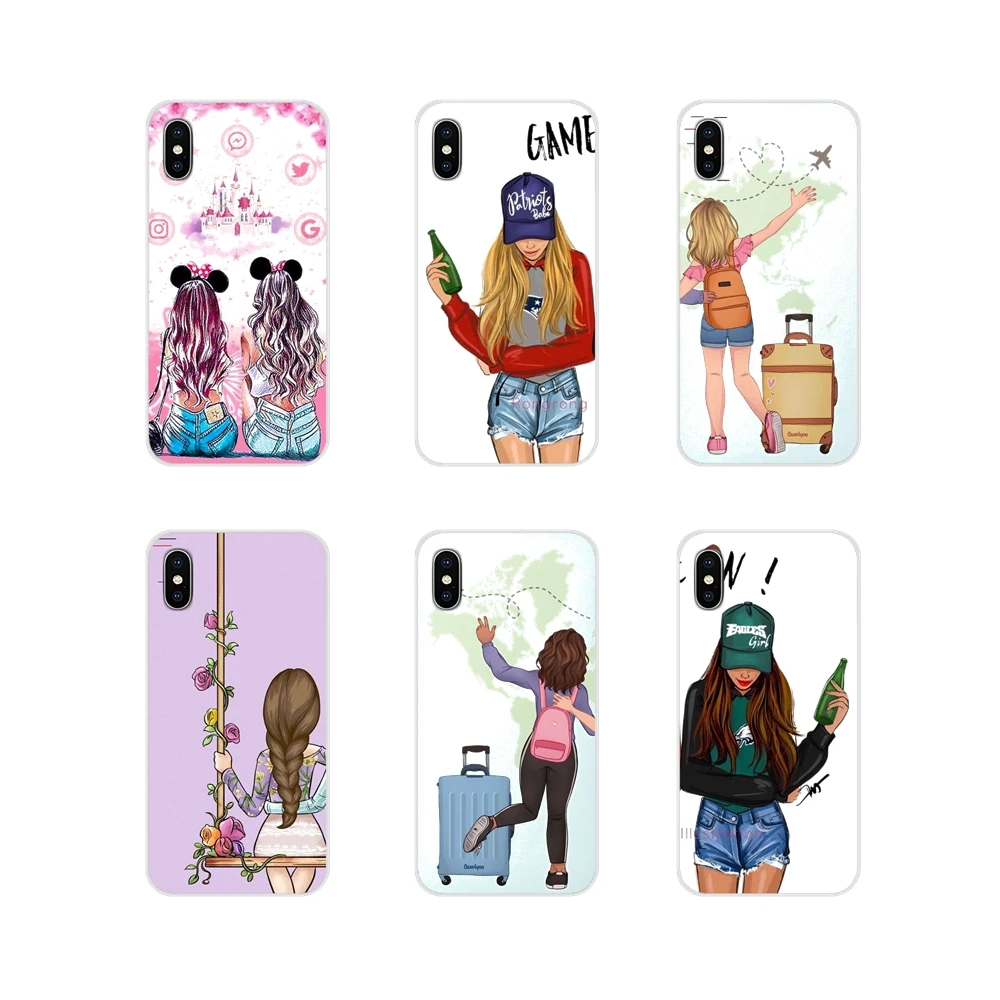 For Huawei G7 G8 P8 P9 P10 P20 P30 Lite Mini Pro P Smart Plus 2017 2018 2019 Cell Phone Cover We will always be best friends BFF | Мобильные