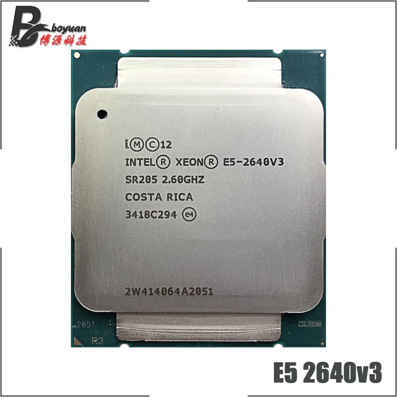 인텔 제온 E5 2640V3 E5 2640v3 E5 2640 v3, 2.6 GHz, 8 코어 16 스레드 중고 CPU 프로세서 ...
