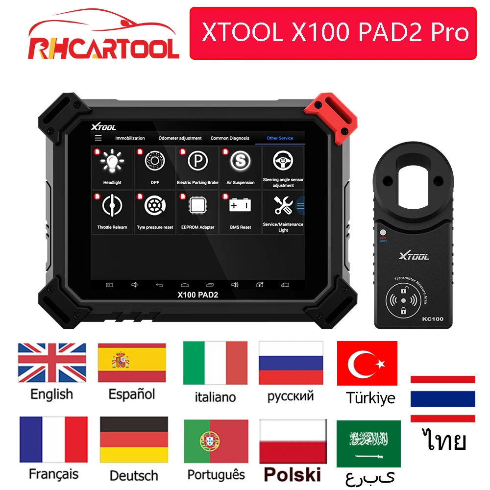 Диагностический инструмент XTOOL X100PAD2 X100PAD Pro OBD2 с ключом программатор для VW 4th5th Immo