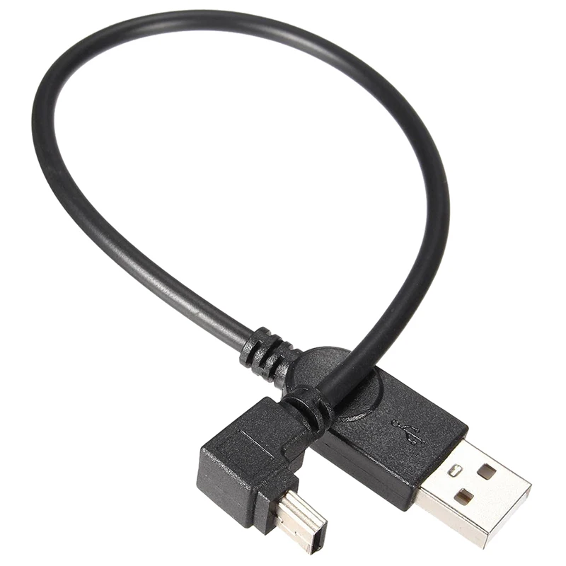 Черный кабель USB2.0 типа А к мини-usb B Мужской кабель 5pin 480 Мбит/с кабель для передачи данных для мобильного телефона gps DVR цифровой камеры MP3 MP4 и т. Д